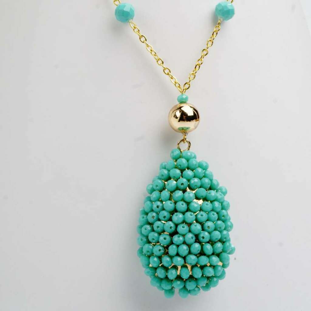 Ensemble Bijoux Lia Sophia Serenity - Collier Et Boucles D'oreilles Bleu/vert Argenté Mat - Occasion